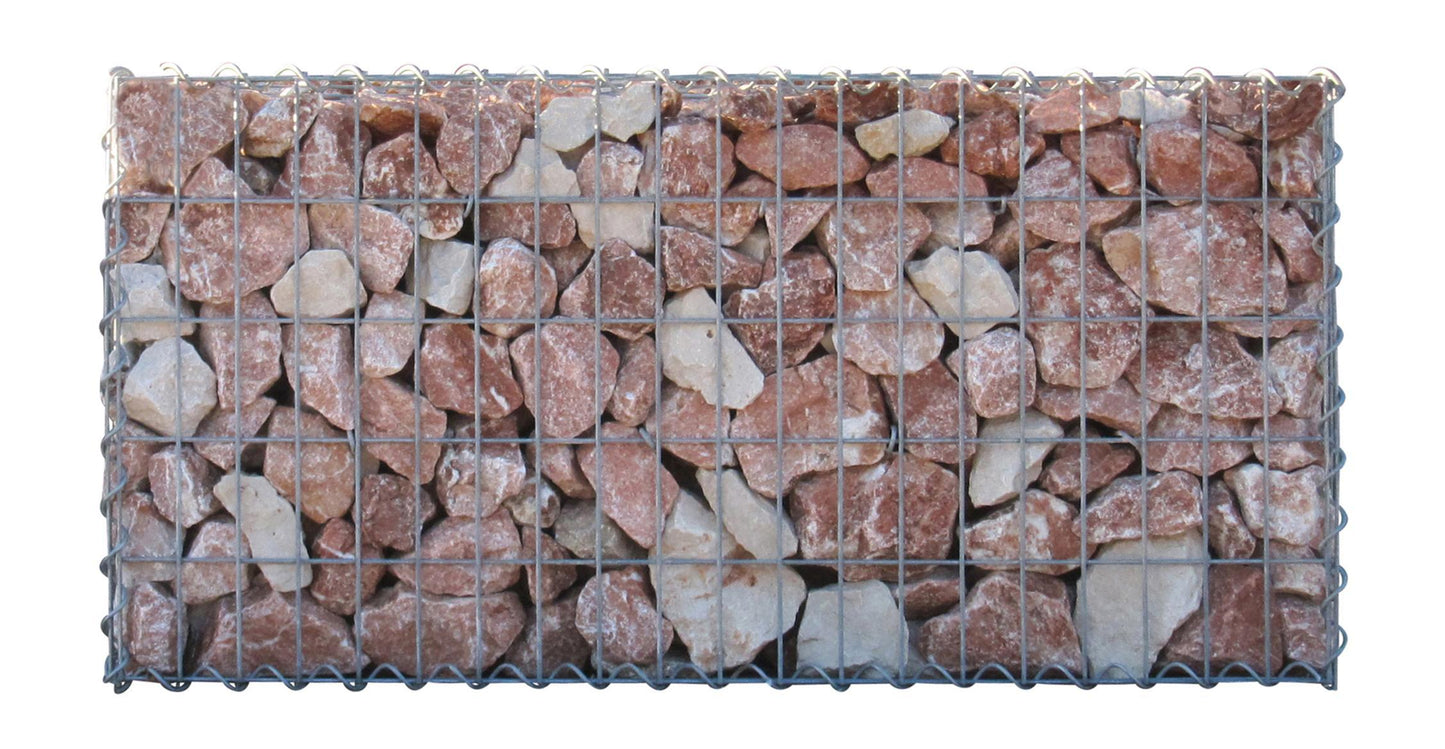 Gabion 50 cm x 50 cm x 30 cm (L x H x P), mailles 5 cm x 10 cm, spirale