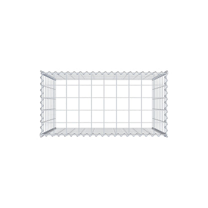 Gavión complementario tipo 3 100 cm x 90 cm x 50 cm (L x A x P), malla 10 cm x 10 cm, espiral