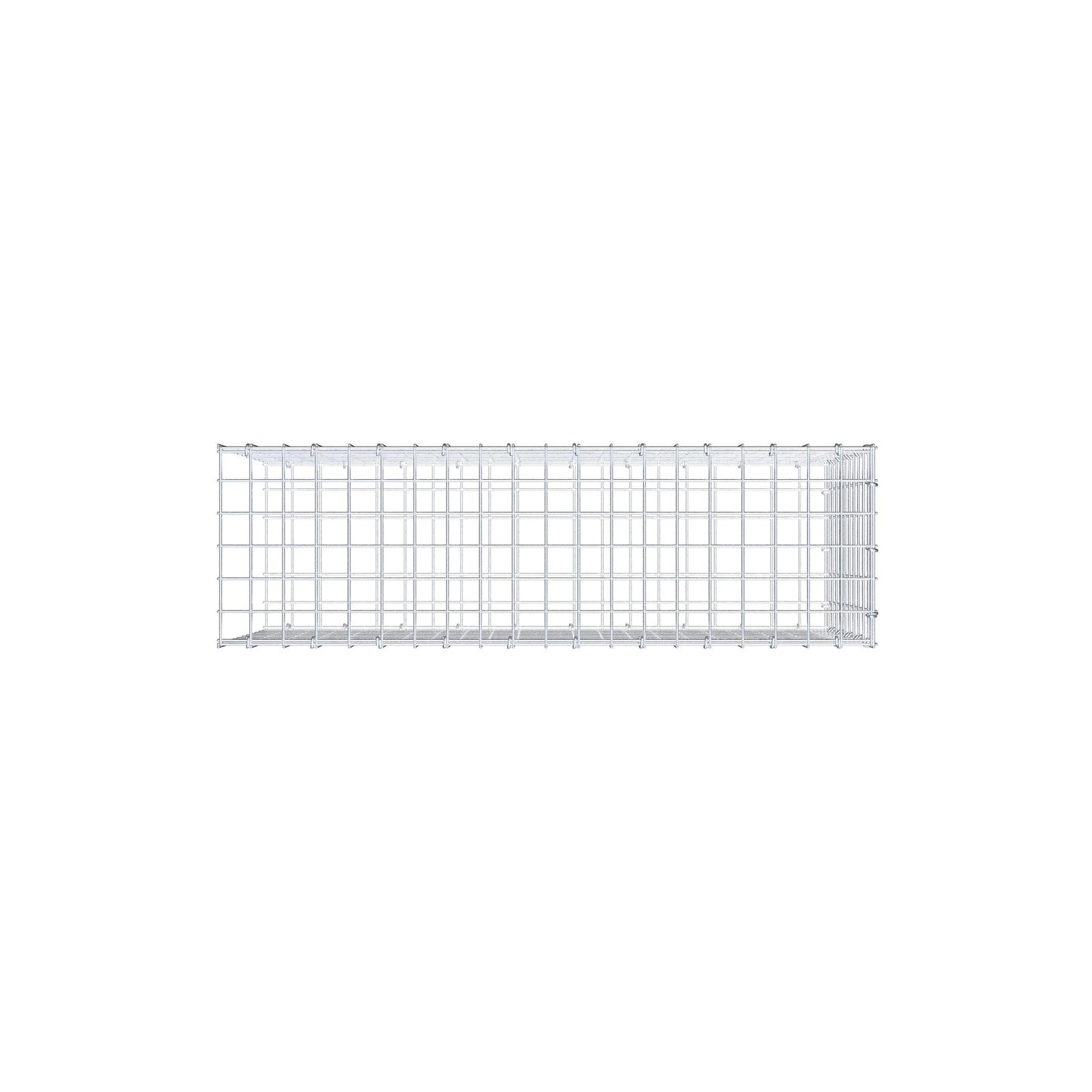 Gabião Tipo 2 100 cm x 50 cm x 30 cm (C x A x P), malhagem 5 cm x 5 cm, anel C