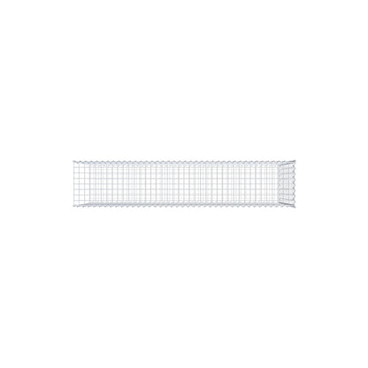 Gabbione aggiuntivo tipo 2 200 cm x 100 cm x 40 cm (L x H x P), maglia 5 cm x 10 cm, spirale