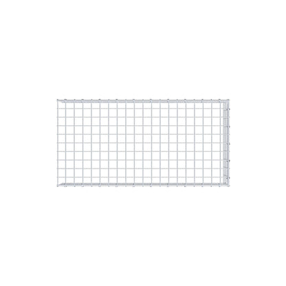 Anbaugabione Typ 4 100 cm x 20 cm x 50 cm (L x H x T), Maschenweite 5 cm x 5 cm, C-Ring