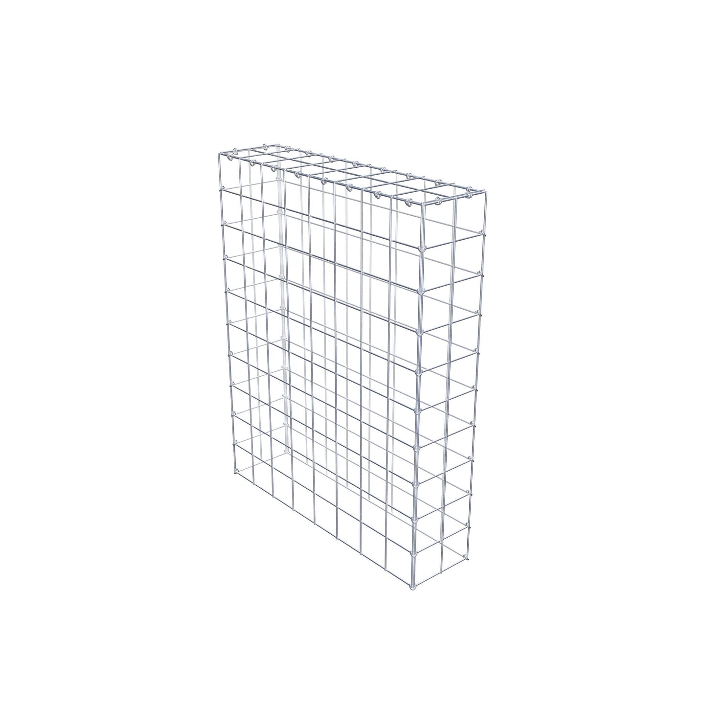Gavión complementario de tipo 3 100 cm x 80 cm x 20 cm (L x A x P), malla 10 cm x 10 cm, anillo en C