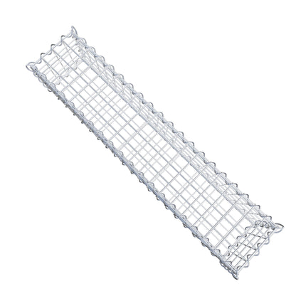 Gabione 100 cm x 20 cm x 20 cm (L x H x T), Maschenweite 5 cm x 5 cm, Spirale