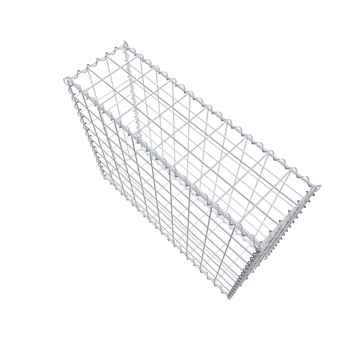 Gabion 100 cm x 80 cm x 30 cm (L x H x P), mailles 10 cm x 10 cm, spirale