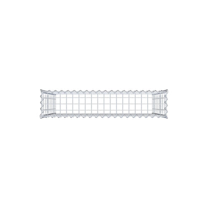 Add-on schanskorf type 3 100 cm x 90 cm x 20 cm (L x H x D), maaswijdte 5 cm x 10 cm, spiraalvormig