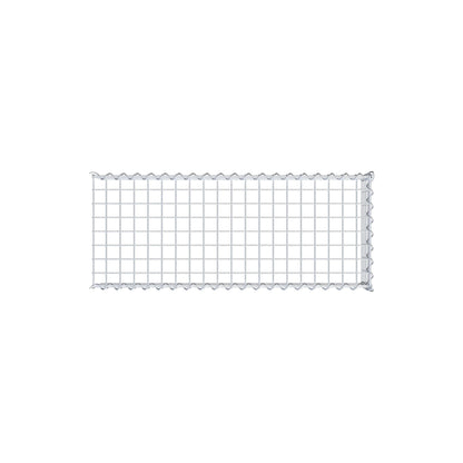 Extra gabion typ 4 100 cm x 20 cm x 40 cm (L x H x D), maskstorlek 5 cm x 5 cm, spiral