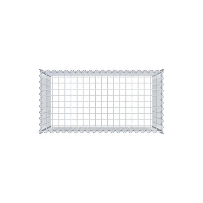 Gabbione aggiuntivo tipo 3 100 cm x 60 cm x 50 cm (L x H x P), maglia 5 cm x 5 cm, a spirale