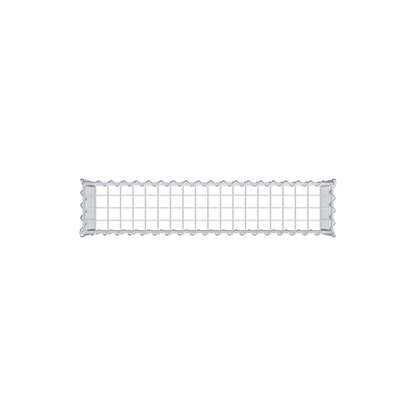 Gabion rapporté type 3 100 cm x 30 cm x 20 cm (L x H x P), mailles 5 cm x 5 cm, spirale