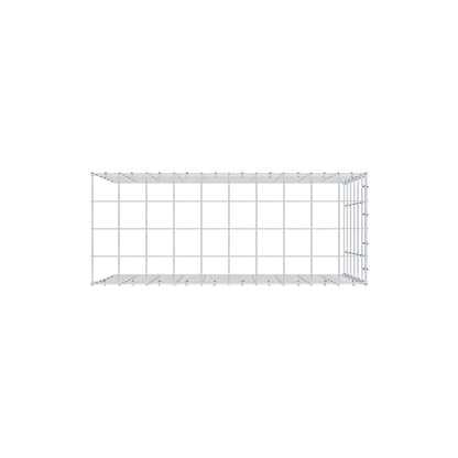 Gabbione aggiuntivo tipo 4 100 cm x 60 cm x 40 cm (L x H x P), maglia 10 cm x 10 cm, anello a C