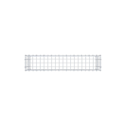 Type 3 oplegkorf 100 cm x 50 cm x 20 cm (L x H x D), maaswijdte 5 cm x 10 cm, C-ring