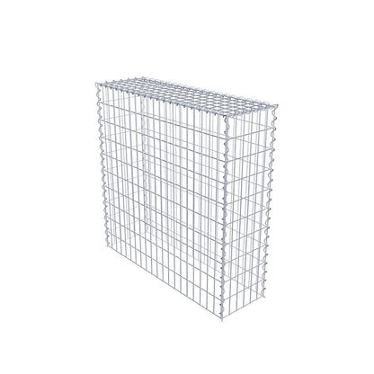 Gabião Tipo 3 100 cm x 100 cm x 30 cm (C x A x P), malhagem 5 cm x 10 cm, espiral