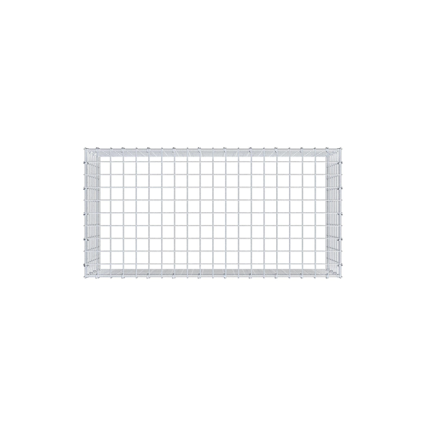 Gavión complementario de tipo 3 100 cm x 40 cm x 50 cm (L x A x P), malla 5 cm x 5 cm, anillo en C