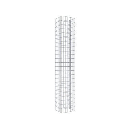 Gabion column square 37 cm x 37 cm, 230 cm height, MW 5 cm x 10 cm