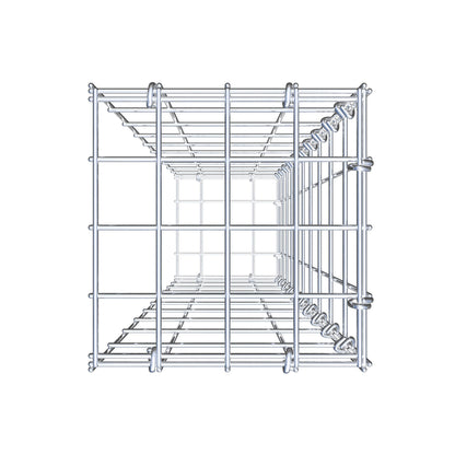 Gabião tipo 2 100 cm x 20 cm x 20 cm, malhagem 5 cm x 10 cm, anel C