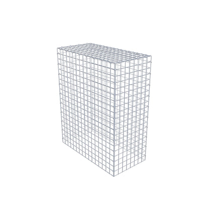 Monteret gabion type 3 100 cm x 80 cm x 40 cm (L x H x D), maskestørrelse 5 cm x 5 cm, C-ring