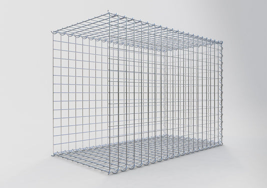 Gabião tipo 2 100 cm x 70 cm x 50 cm (C x A x P), malhagem 5 cm x 5 cm, espiral