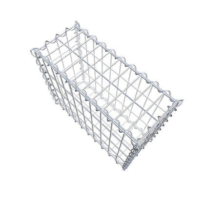 Gabion 50 cm x 40 cm x 20 cm (L x H x D), mesh size 5 cm x 10 cm, spiral