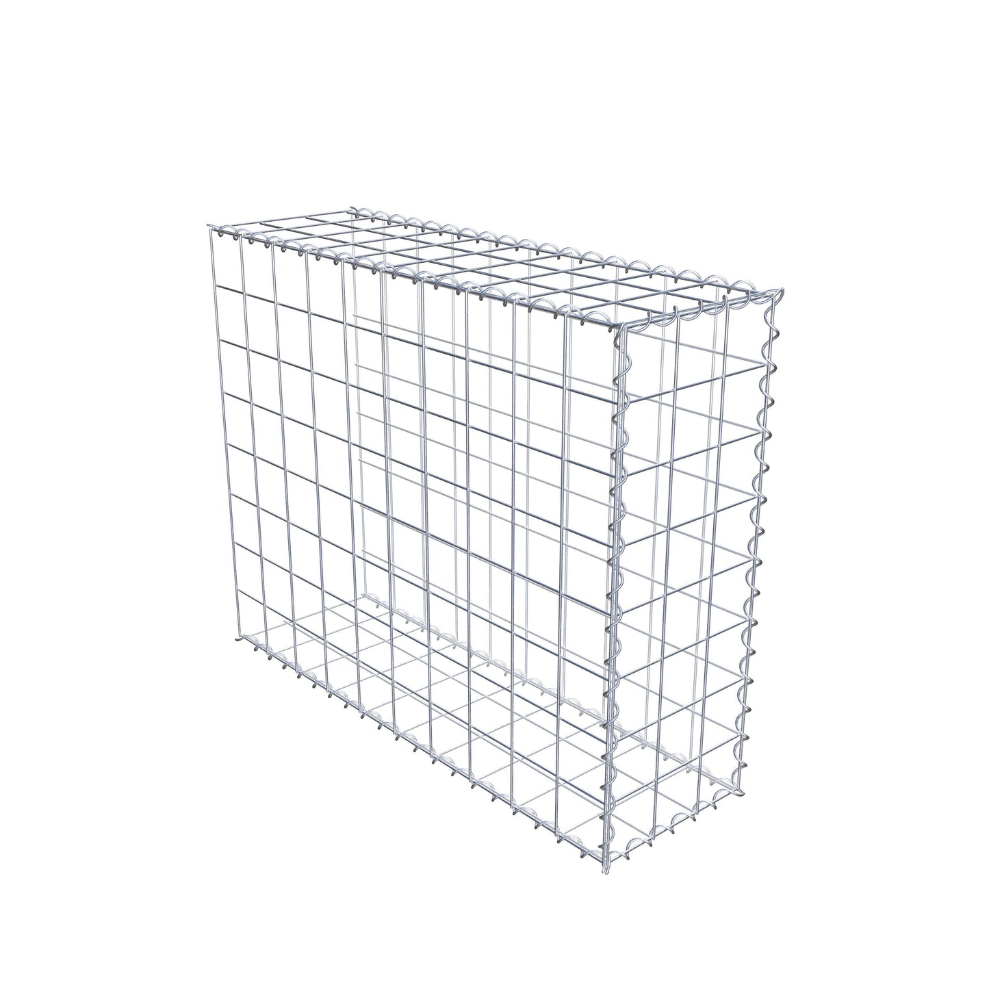 Gabbione aggiuntivo tipo 2 100 cm x 80 cm x 30 cm (L x H x P), maglia 10 cm x 10 cm, spirale
