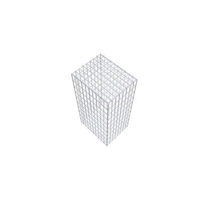 Gabione 100 cm x 50 cm x 40 cm (L x H x T), Maschenweite 5 cm x 10 cm, C-Ring