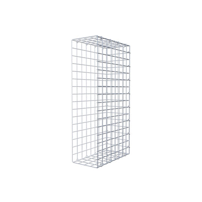 Gabião Tipo 2 80 cm x 40 cm x 20 cm (C x A x P), malhagem 5 cm x 5 cm, anel C