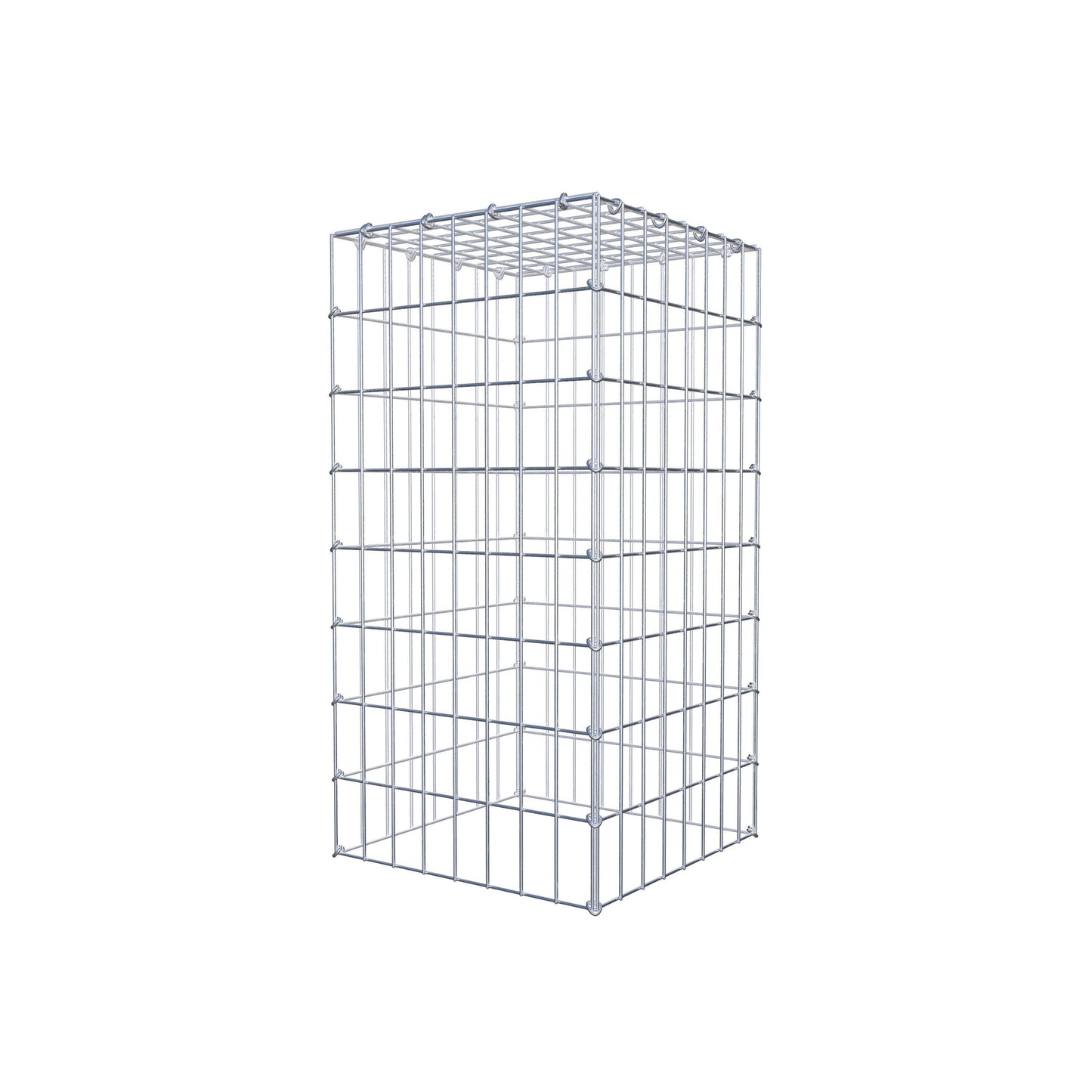 Anbaugabione Typ 3 80 cm x 40 cm x 40 cm (L x H x T), Maschenweite 5 cm x 10 cm, C-Ring