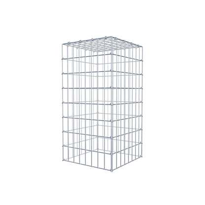Anbaugabione Typ 3 80 cm x 40 cm x 40 cm (L x H x T), Maschenweite 5 cm x 10 cm, C-Ring