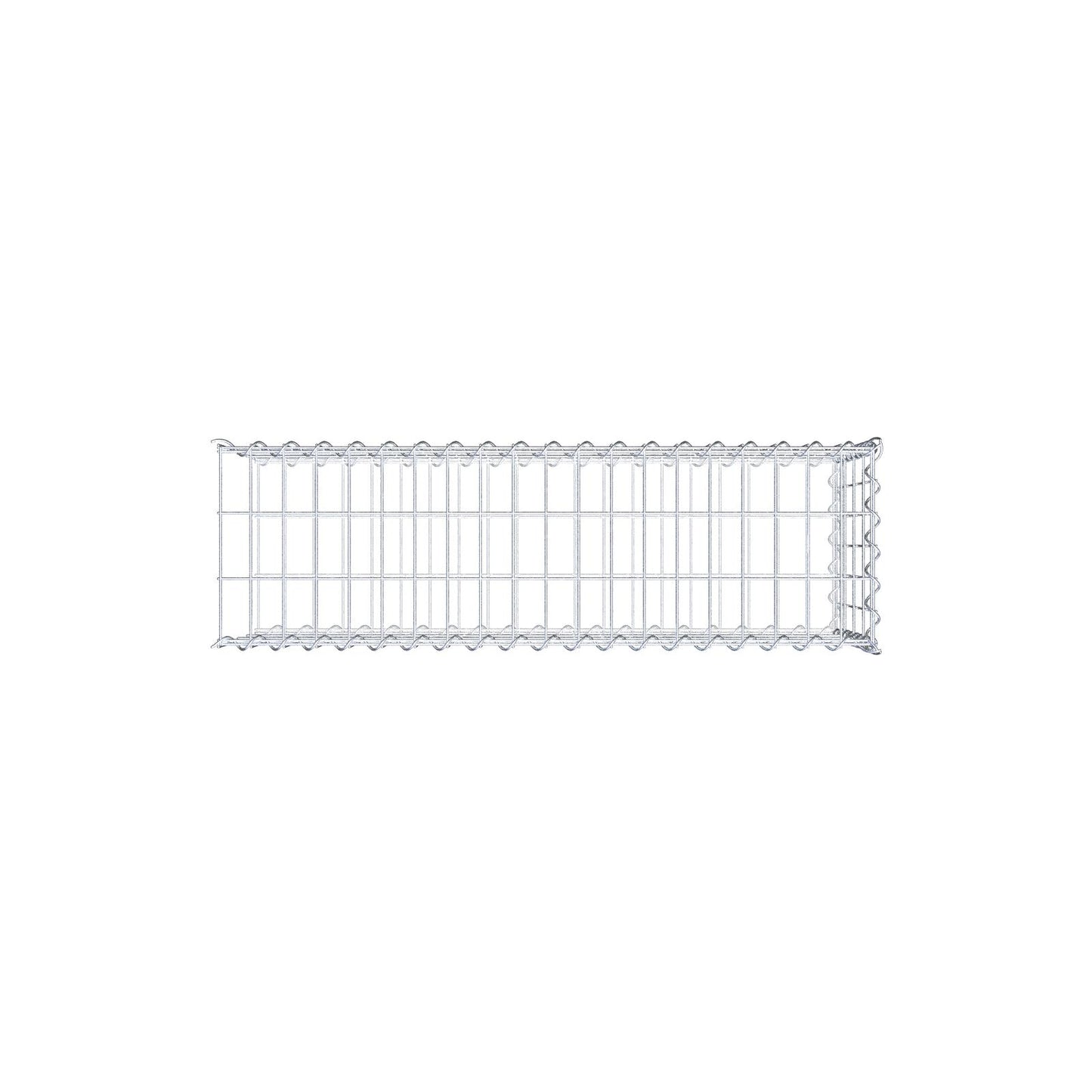 Gabbione aggiuntivo tipo 2 100 cm x 40 cm x 30 cm (L x A x P), maglia 5 cm x 10 cm, spirale