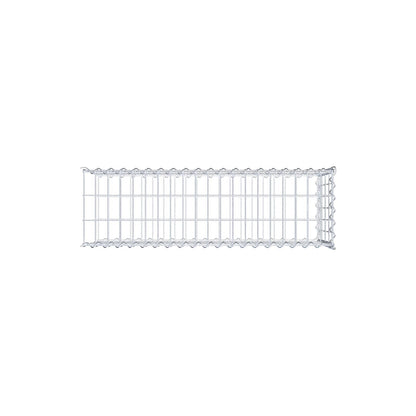 Gabbione aggiuntivo tipo 2 100 cm x 40 cm x 30 cm (L x A x P), maglia 5 cm x 10 cm, spirale