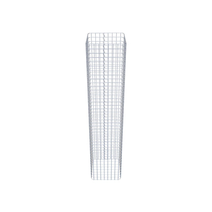 Gabionensäule eckig 42 cm x 42 cm, 200 cm Höhe, MW 5 cm x 5 cm