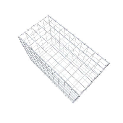 Gabbione 100 cm x 70 cm x 50 cm (L x H x P), maglia 10 x 10 cm, anello a spirale