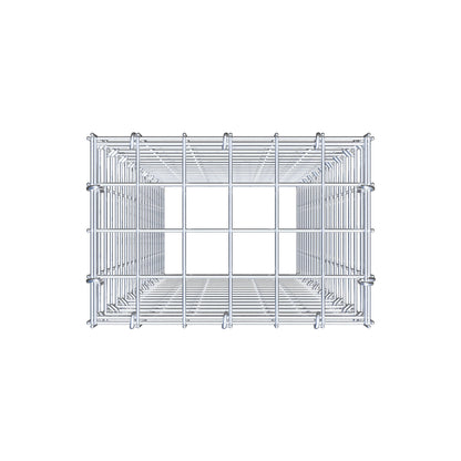 Gabbione aggiuntivo tipo 3 100 cm x 30 cm x 20 cm (L x A x P), maglia 5 cm x 5 cm, anello a C
