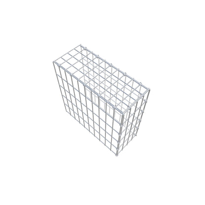 Gabião Tipo 4 50 cm x 50 cm x 20 cm (C x A x P), malhagem 5 cm x 10 cm, anel C