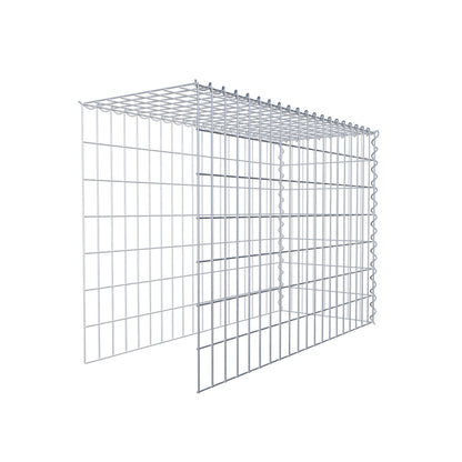 Gabbione aggiuntivo tipo 4 100 cm x 70 cm x 40 cm (L x H x P), maglia 5 cm x 10 cm, spirale
