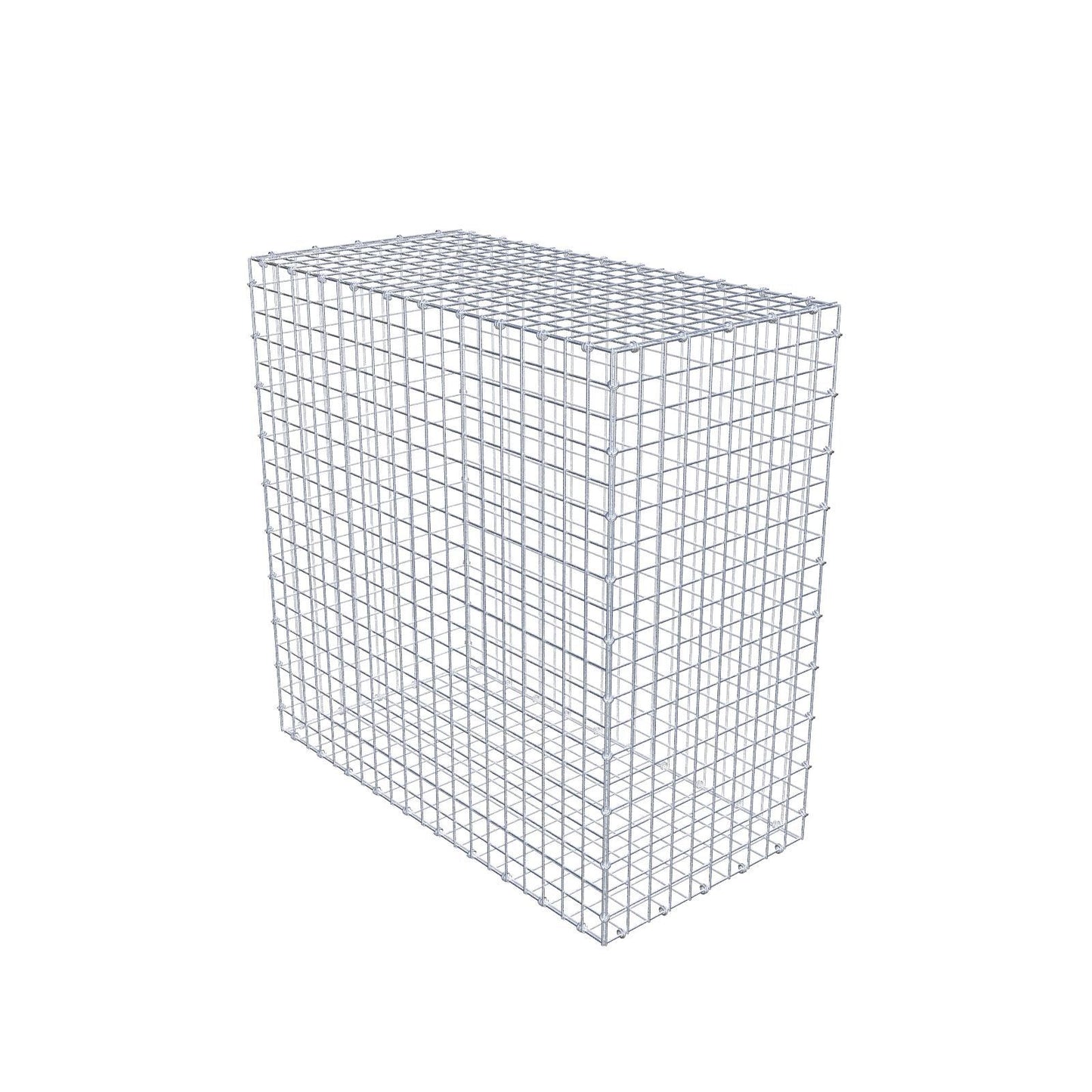 Gabion 100 cm x 100 cm x 50 cm (L x H x D), mesh size 5 x 5 cm, spiral ring