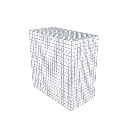 Gabion 100 cm x 100 cm x 50 cm (L x H x D), mesh size 5 x 5 cm, spiral ring