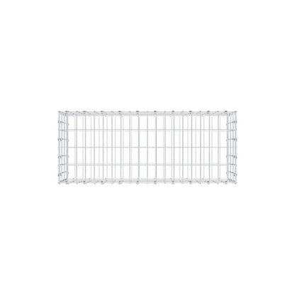 Gabbione 100 cm x 30 cm x 40 cm (L x H x P), maglia 5 x 10 cm, anello a spirale