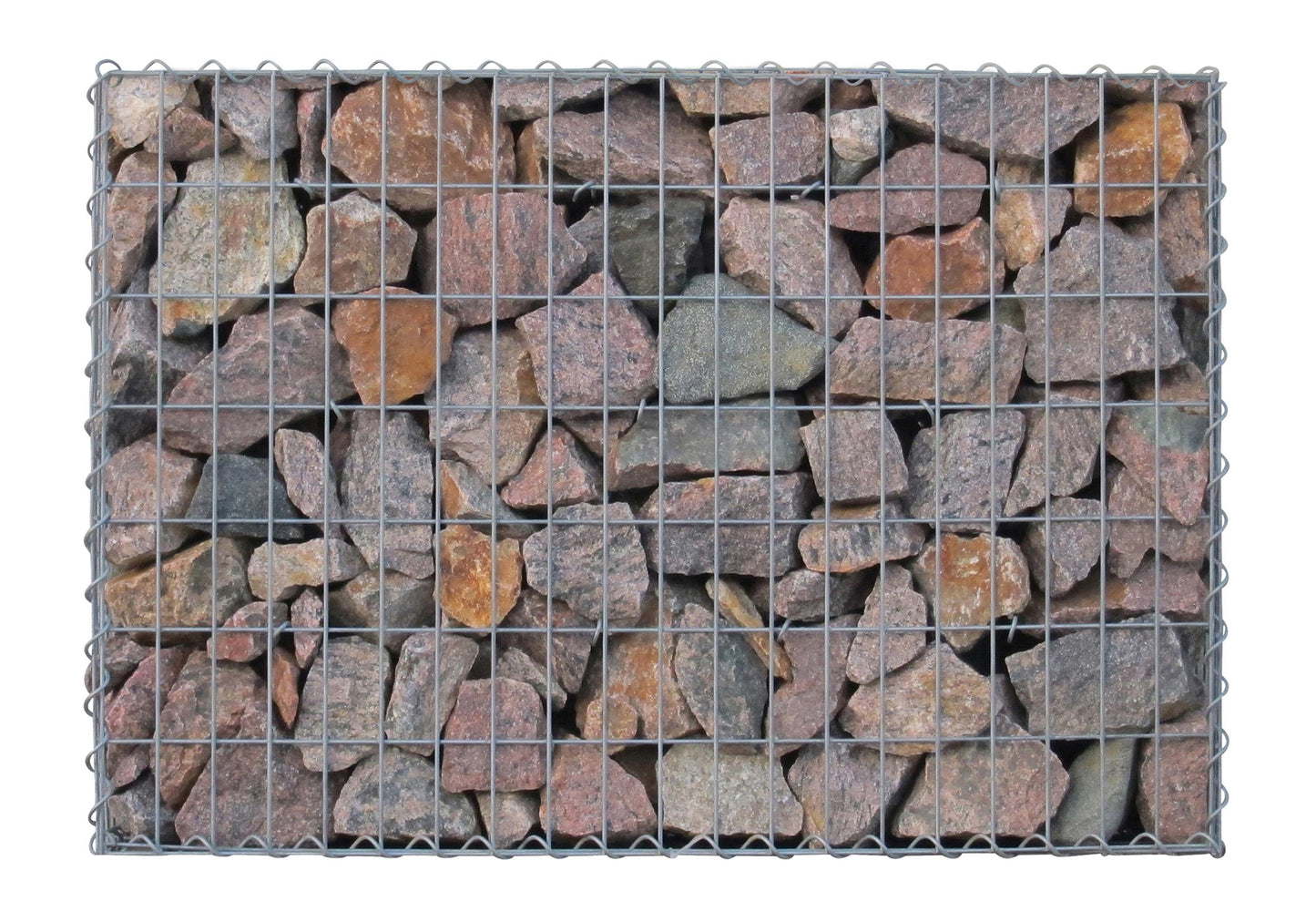 Gabion 100 cm x 70 cm x 30 cm (L x H x P), mailles 5 cm x 10 cm, spirale