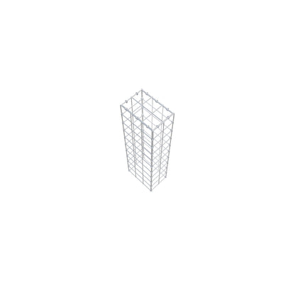 Gavión complementario de tipo 3 100 cm x 30 cm x 20 cm (L x A x P), malla 10 cm x 10 cm, anillo en C