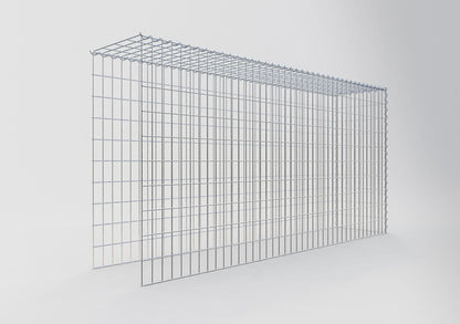Gabião Tipo 4 200 cm x 100 cm x 40 cm (C x A x P), malhagem 5 cm x 10 cm, espiral