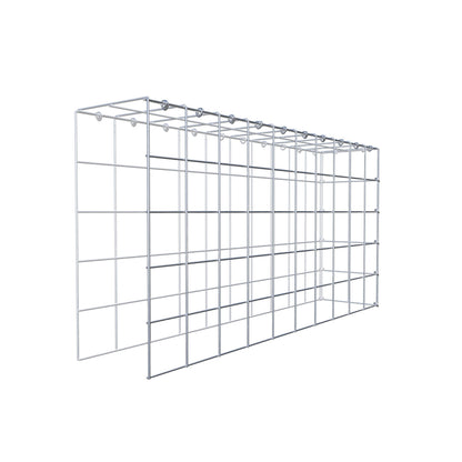 Gabbione aggiuntivo tipo 4 100 cm x 50 cm x 20 cm (L x H x P), maglia 10 cm x 10 cm, anello a C