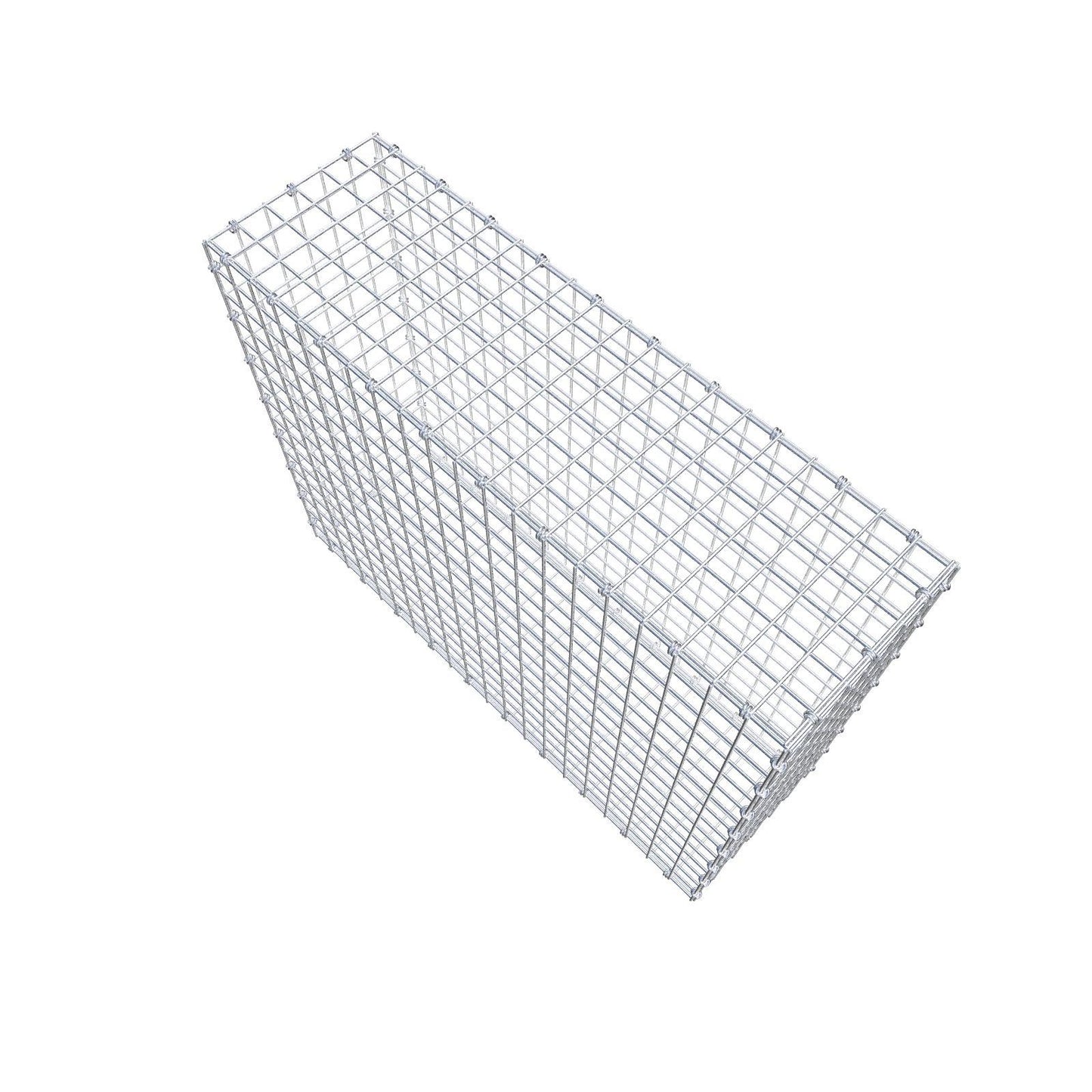 Gabion 100 cm x 80 cm x 30 cm (L x H x D), mesh size 5 x 5 cm, spiral ring