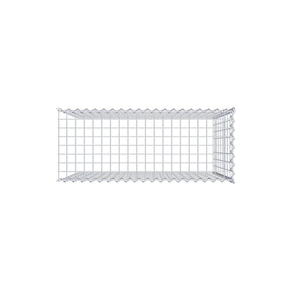 Gabbione aggiuntivo tipo 4 100 cm x 90 cm x 40 cm (L x H x P), maglia 5 cm x 10 cm, spirale