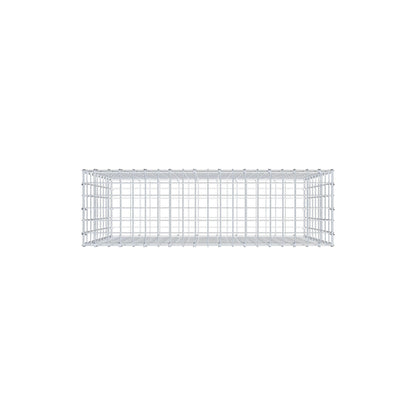 Gabion 100 cm x 90 cm x 30 cm (L x H x D), maskestørrelse 5 cm x 10 cm, C-ring