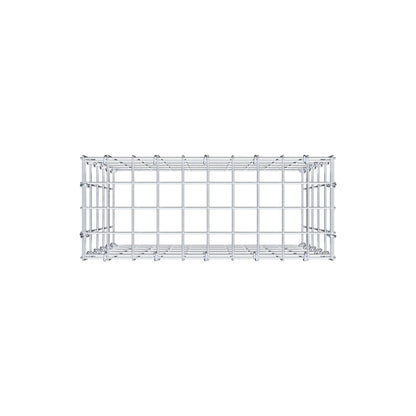 Gabião Tipo 3 50 cm x 50 cm x 20 cm (C x A x P), malhagem 5 cm x 10 cm, anel C