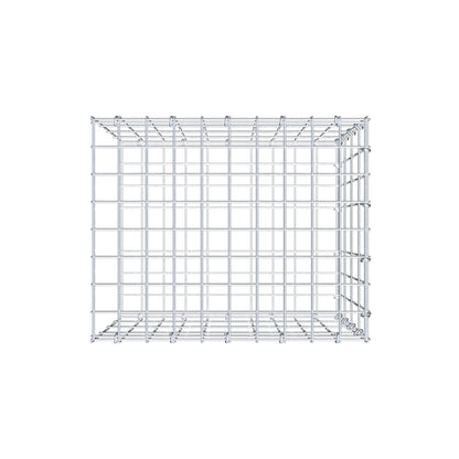 Monteret gabion type 2 50 cm x 40 cm x 40 cm, maskestørrelse 5 cm x 10 cm, C-ring
