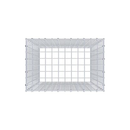Gabbione aggiuntivo di tipo 3 100 cm x 60 cm x 40 cm (L x H x P), maglia 5 cm x 5 cm, anello a C