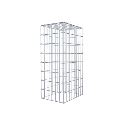 Fourche rapportée type 3 80 cm x 40 cm x 30 cm (L x H x P), mailles 5 cm x 10 cm, anneau C