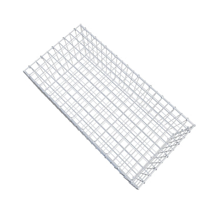 Gabion 100 cm x 40 cm x 50 cm (L x H x D), maskstorlek 5 cm x 10 cm, C-ring