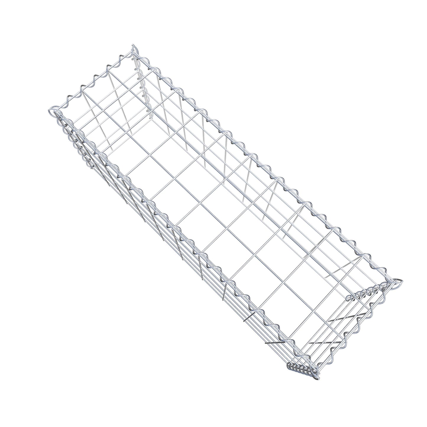 Gabbione aggiuntivo tipo 3 100 cm x 40 cm x 30 cm (L x A x P), maglia 10 cm x 10 cm, spirale