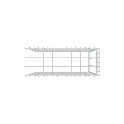 Fourche rapportée type 4 100 cm x 80 cm x 30 cm (L x H x P), mailles 10 cm x 10 cm, anneau C